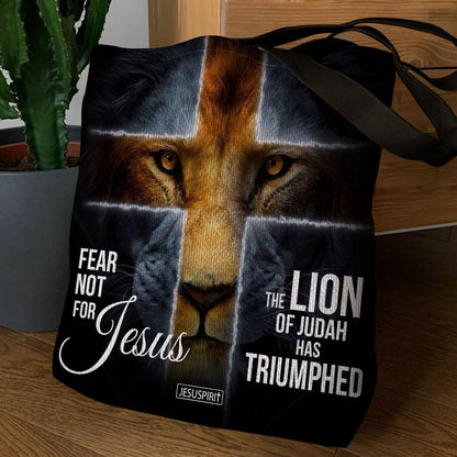 Fear Not - Christian Tote Bag - Inspirational Faith Design GTTJS10169