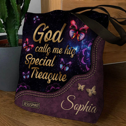 Matthew 5:8 Gift for Women - Personalized Tote Bag GTTJS10102