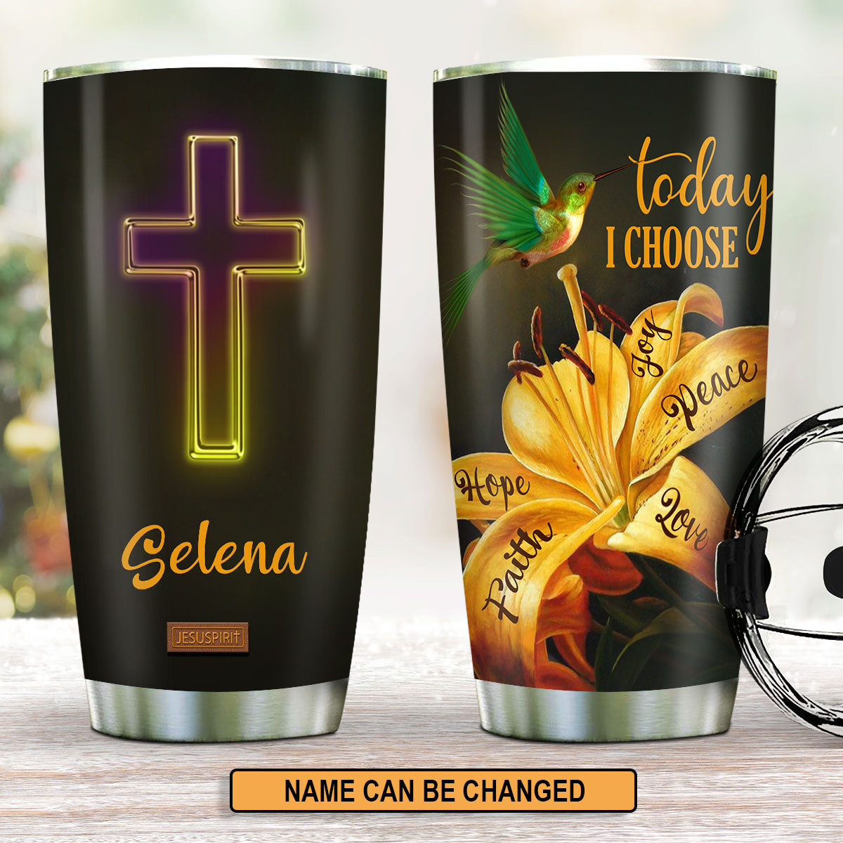 Today I Choose Joy - Personalized Stainless Steel Tumbler