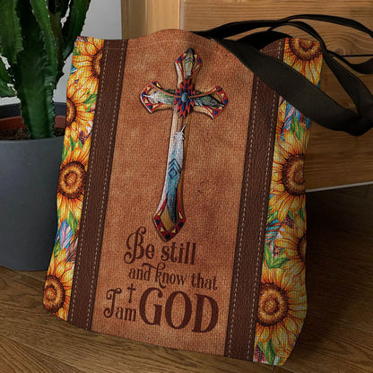 Be Still and Know - Tote Bag Psalm 46:10 Faith Gift GTTJS10351