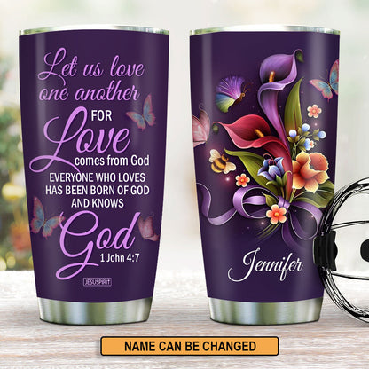 Born Of God Inspirational - Personalized Stainless Steel Tumbler