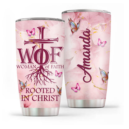 Woman of Faith - Personalized Stainless Steel Tumbler