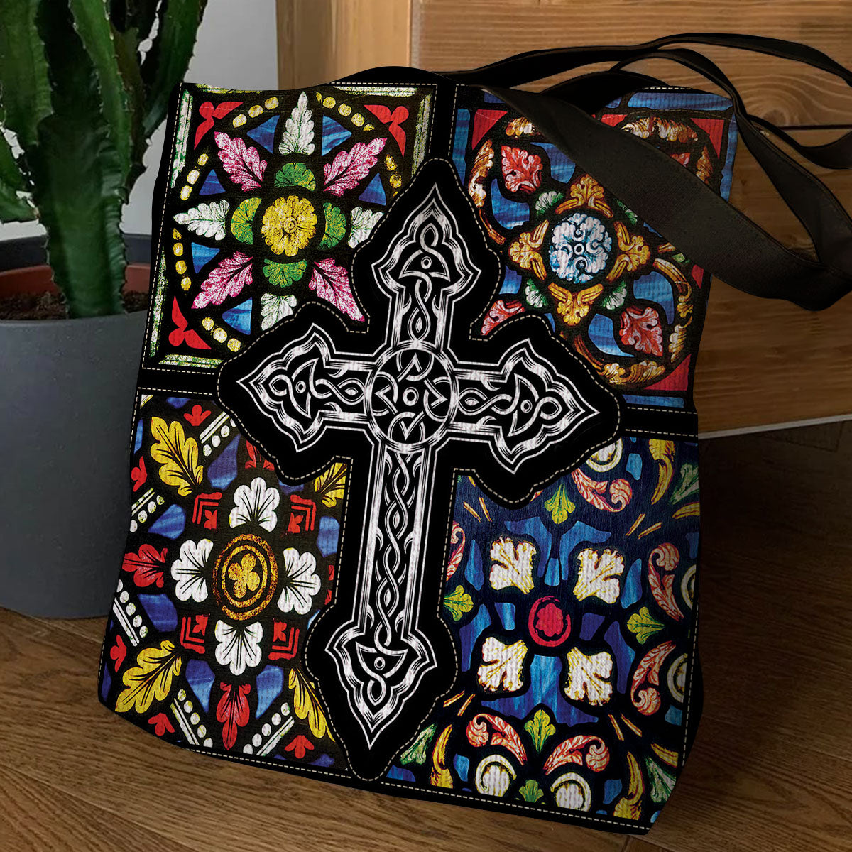 Inspirational Faith - Cross Design Tote Bag GTTJS10353
