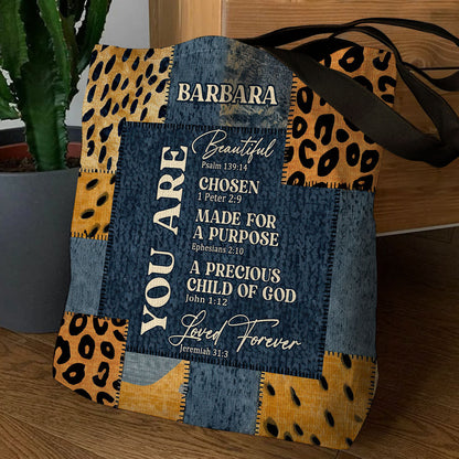 You Are Made For A Purpose - Personalized Christian Tote Bag GTTJS10049