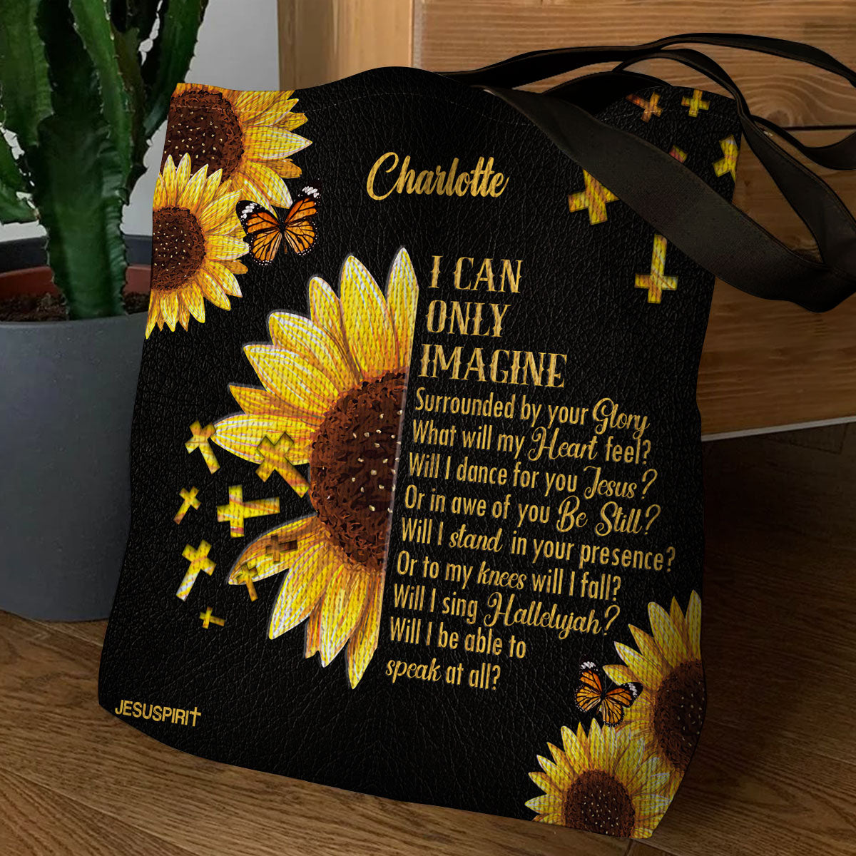 I Can Only Imagine - Personalized Christian Tote Bag GTTJS10080