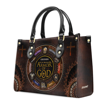 Armor Of God - Personalized Leather Handbag for Women GMJSLB200008