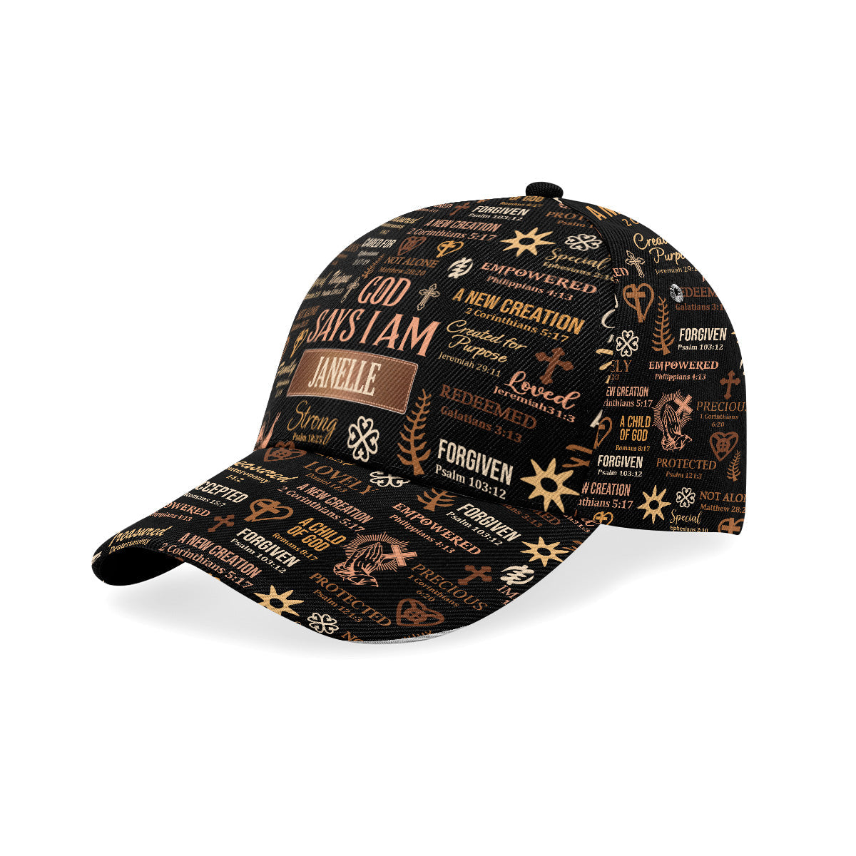 God Says I Am - Personalized Classic Cap - Christian Faith Gift for Women