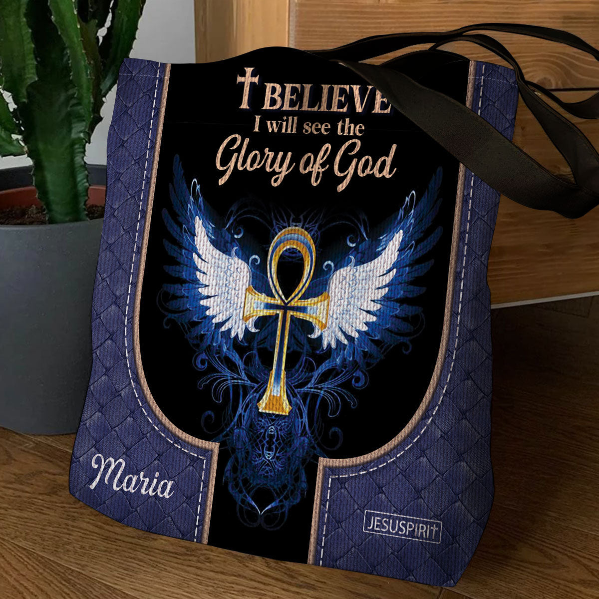 I Believe I Will See God's Glory - Personalized Tote Bag GTTJS10190
