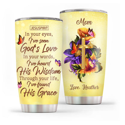 Found His Grace - Inspirational Stainless Steel Tumbler