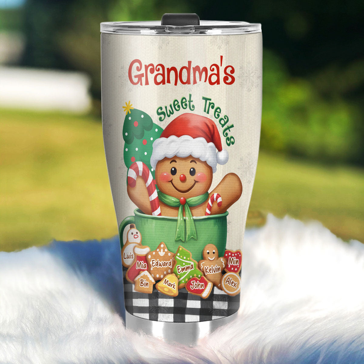 Bible Verse Gift for Grandma - Personalized Stainless Steel Tumbler