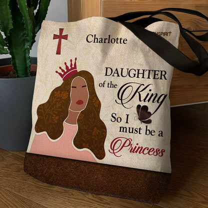 Daughter Of The King - Personalized Tote Bag GTTJS10065