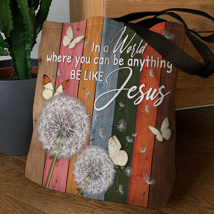 Be Like Jesus - Inspirational Dandelion Tote Bag GTTJS10332