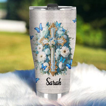 Believe In Amazing Grace - Personalized Stainless Steel Tumbler