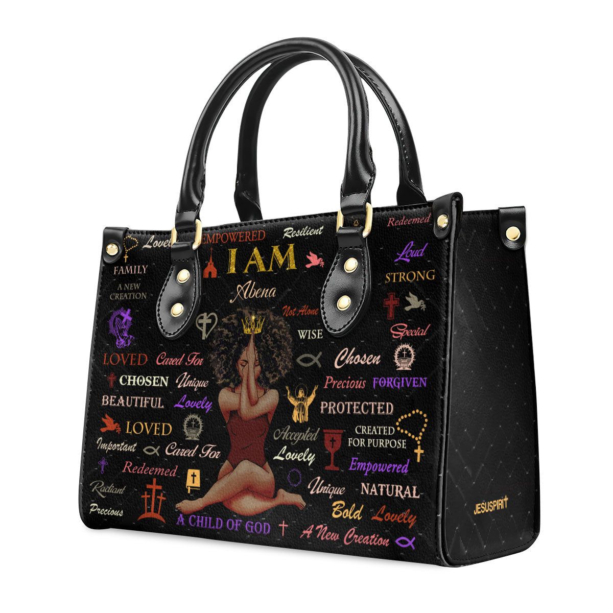Child Of God - Personalized Leather Handbag - Gift for Women GMJSLB200033