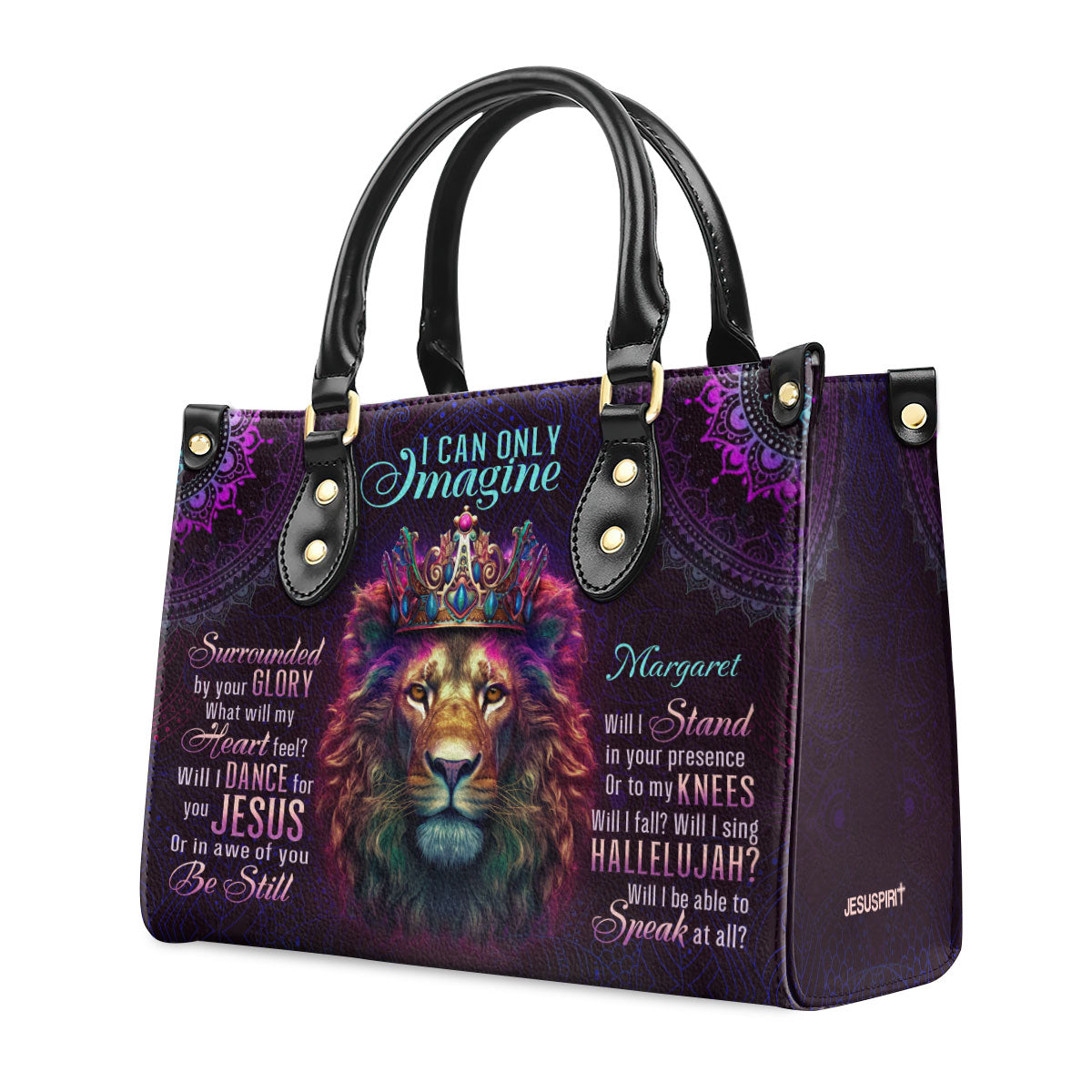 Inspirational Quote - Personalized Leather Handbag GMJSLB200024