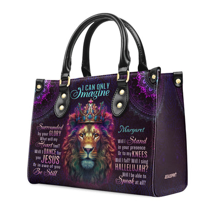 Inspirational Quote - Personalized Leather Handbag GMJSLB200024
