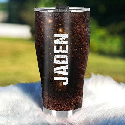 Faith Quote - Personalized Stainless Steel Tumbler 20oz