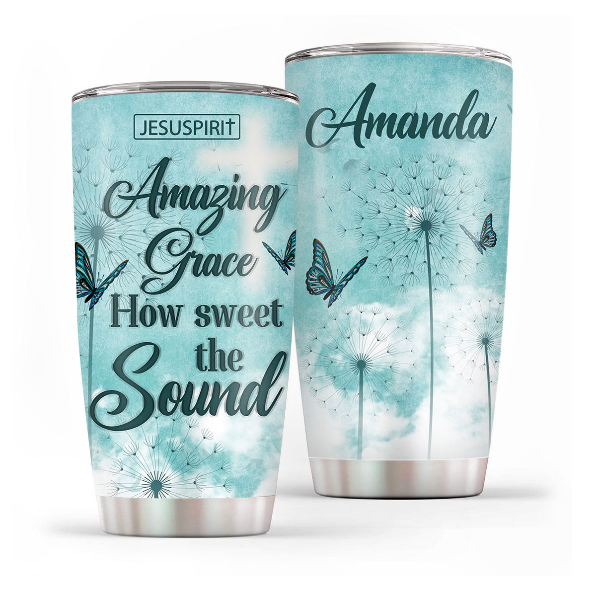 Amazing Grace - Personalized Stainless Steel Tumbler