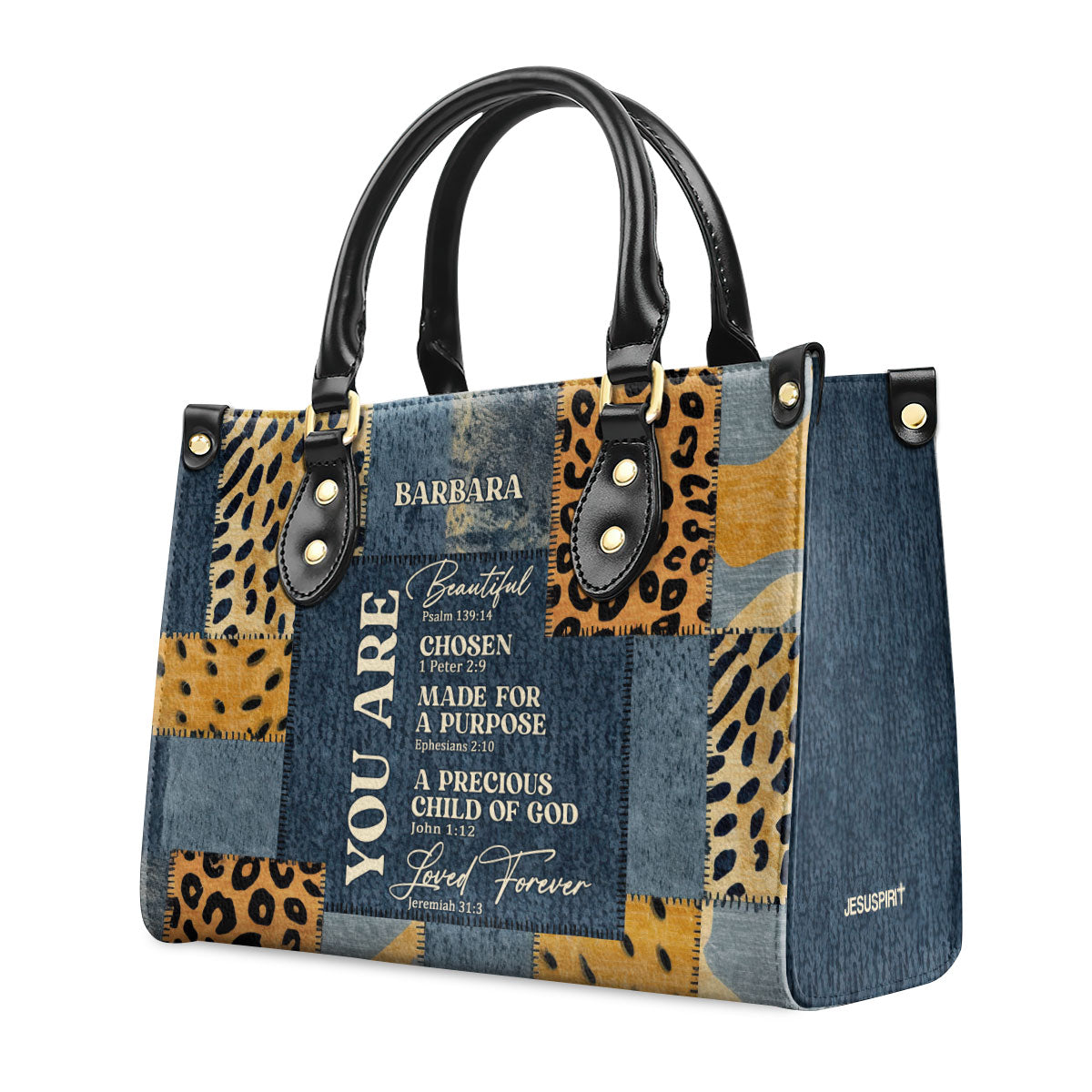 You Are Made For A Purpose - Personalized Leather Handbag GMJSLB200009