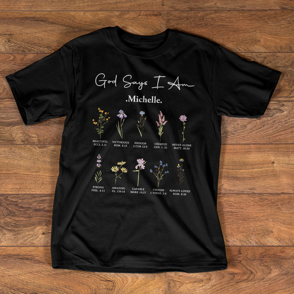 God Says I Am - Personalized Classic Unisex T-shirt GMJSTS200098