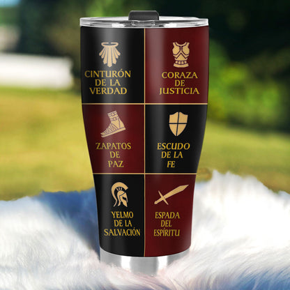 Armour of God - Personalized Stainless Steel Tumbler