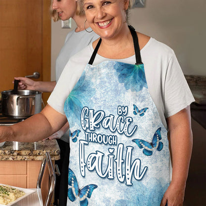 By Grace Through Faith - Christian Gift Apron