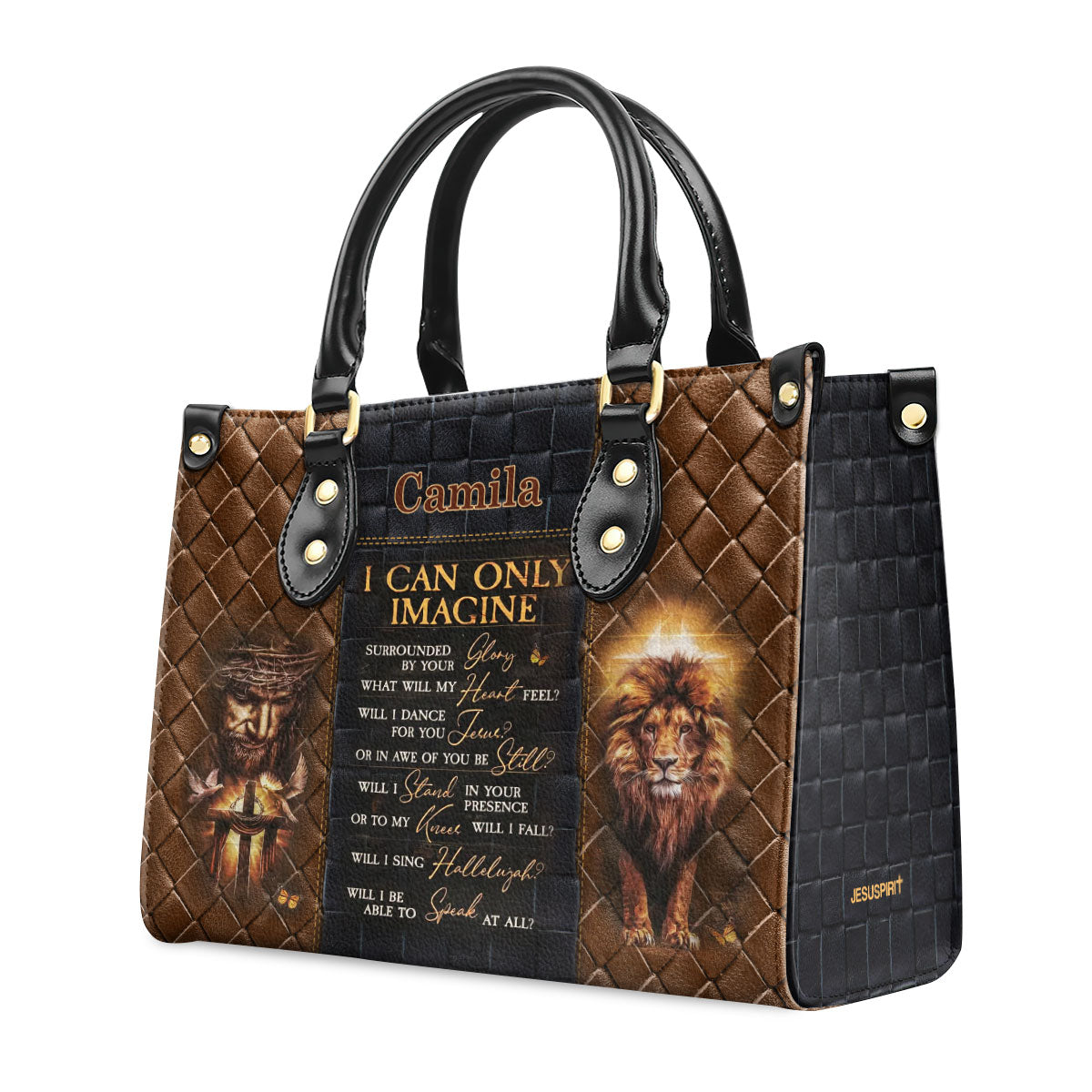 Faith-Inspired - Personalized Leather Handbag GMJSLB200088