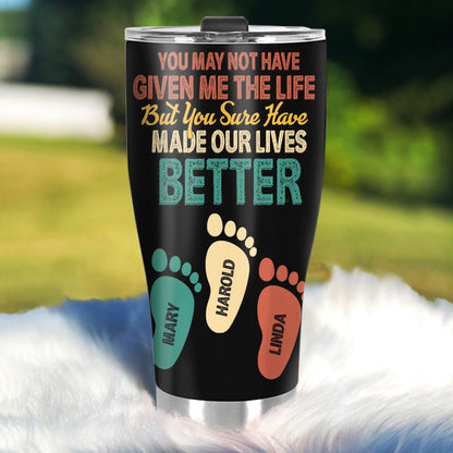 Best Bonus Dad Ever - Personalized Stainless Steel Tumbler