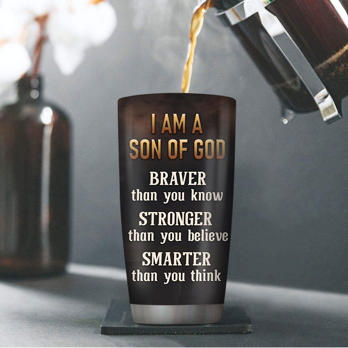 Son Of God - Personalized Stainless Steel Tumbler