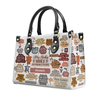 Faith-Inspired - Personalized Leather Handbag for Women GMJSLB200027