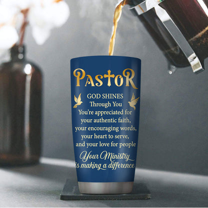 Grace And Peace - Christian Faith Tumbler - Personalized Stainless Steel