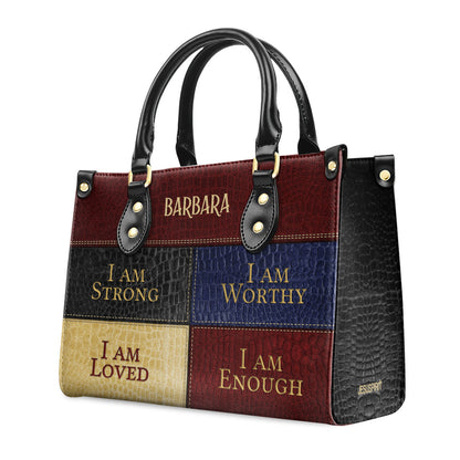 Faith-Inspired - Personalized Leather Handbag GMJSLB200041