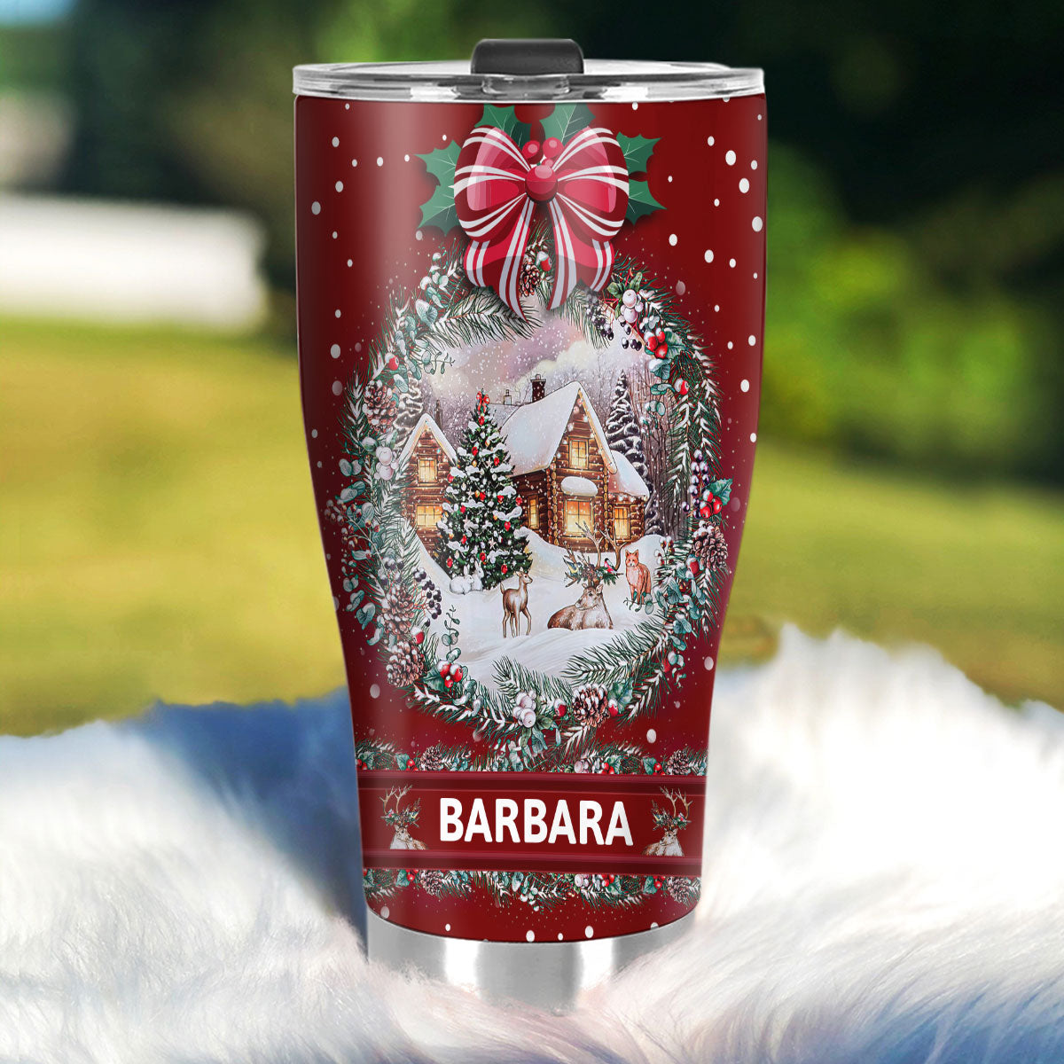 Jesus Is Reason For The Season - Personalized Stainless Steel Tumbler