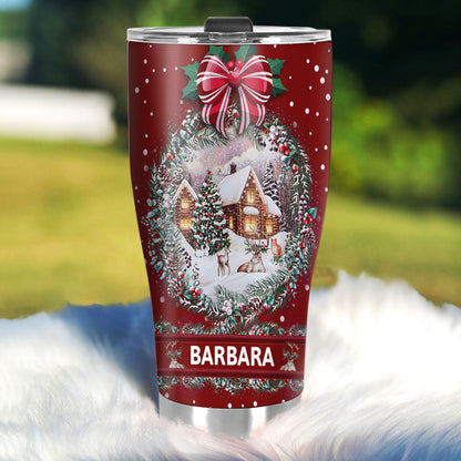 Jesus Is Reason For The Season - Personalized Stainless Steel Tumbler
