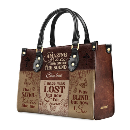 Faith-Inspired - Personalized Leather Handbag GMJSLB200026
