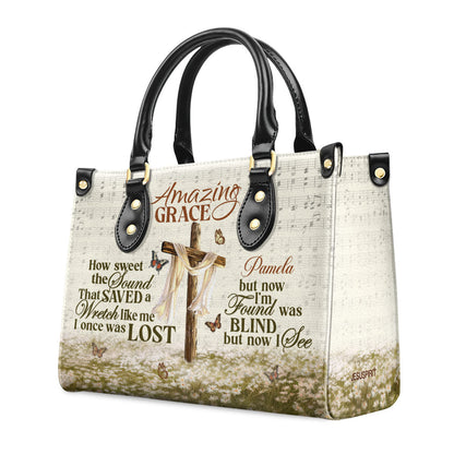Faith-Inspired - Personalized Leather Handbag GMJSLB200025