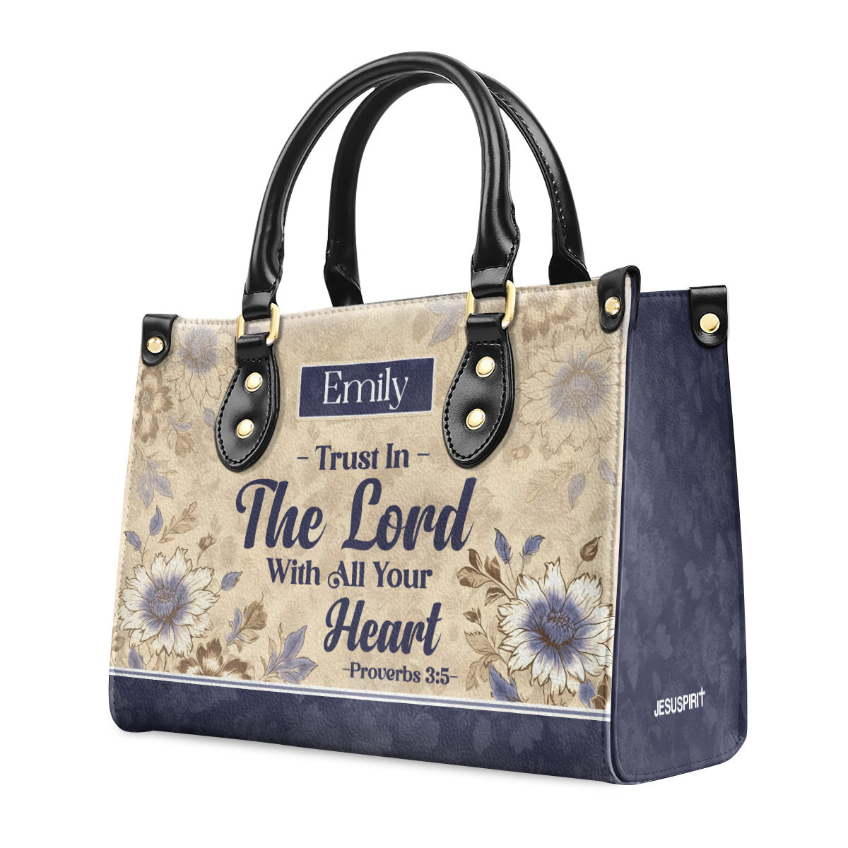 Trust In The Lord - Personalized Leather Handbag - Gift for Women GMJSLB200079