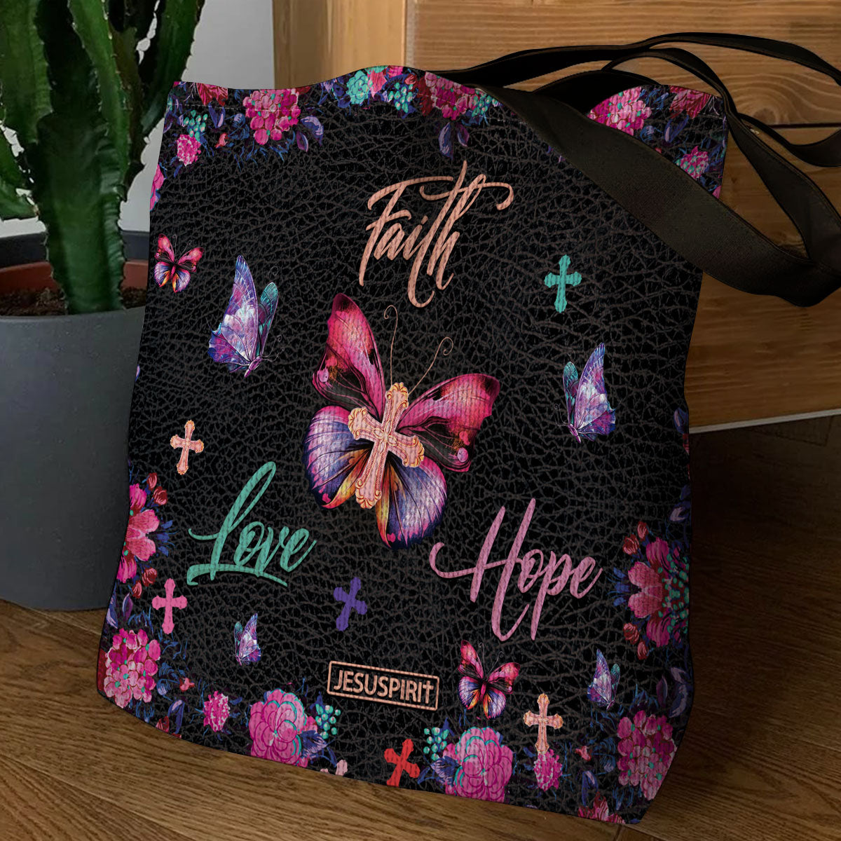 Faith, Hope, Love - Christian Tote Bag GTTJS10135