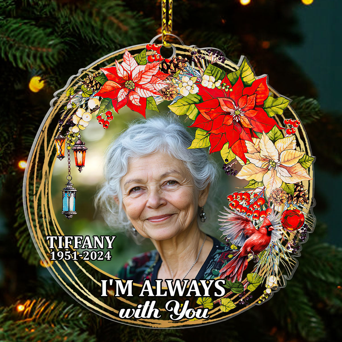 Memorial - Personalized Acrylic Ornament GOJS10142