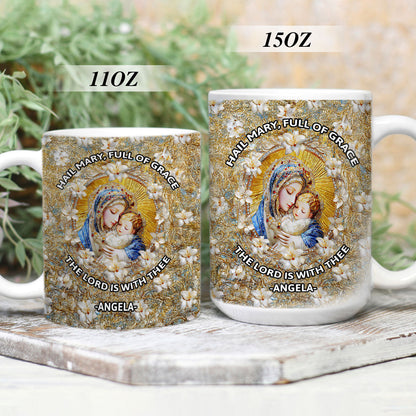 Holy Mary - Personalized Ceramic Coffee Mug