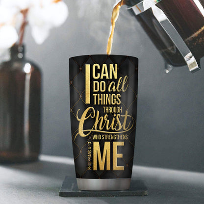 I Can Do All Things - Personalized Stainless Steel Tumbler