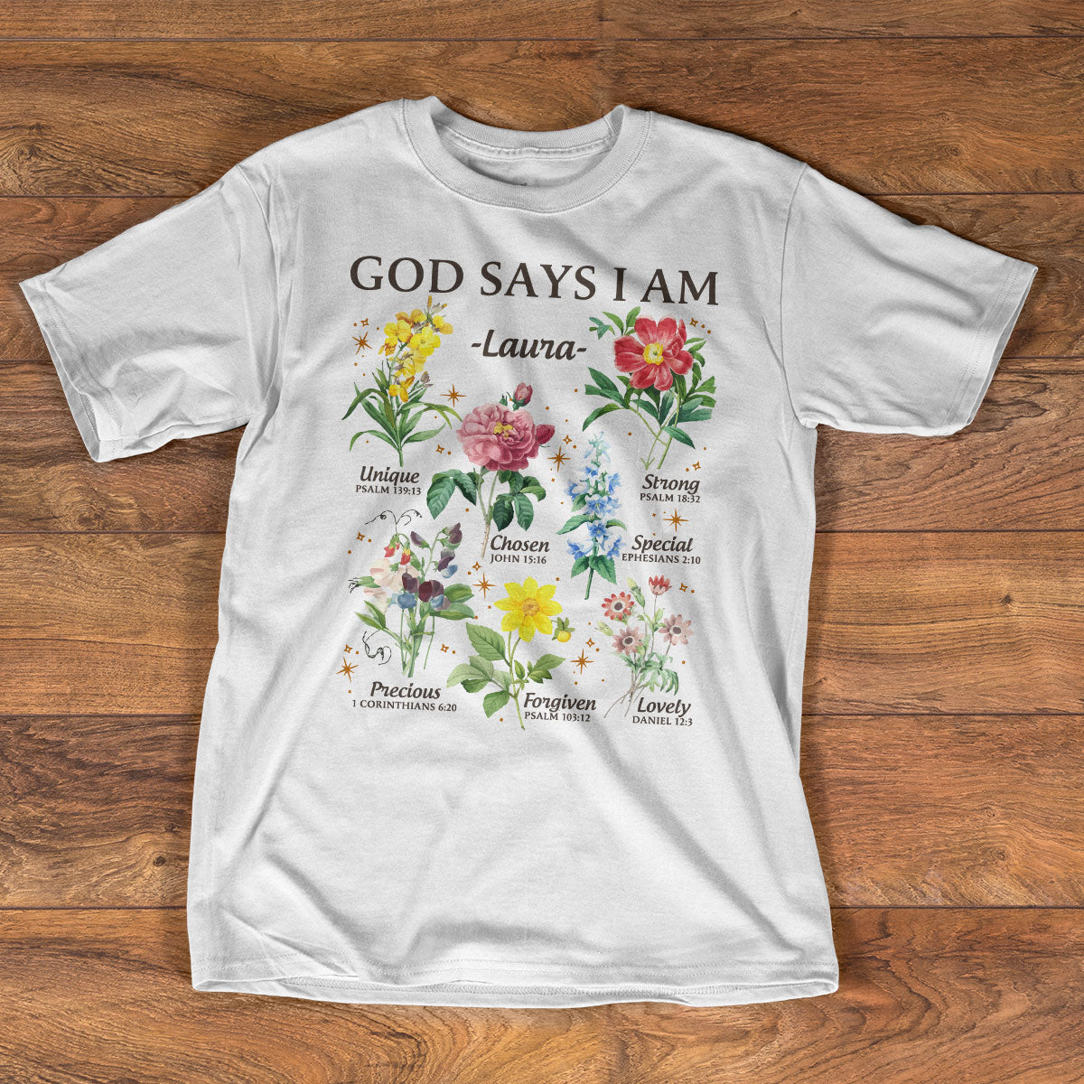God Says I Am - Personalized Classic Unisex T-shirt GMJSTS200099