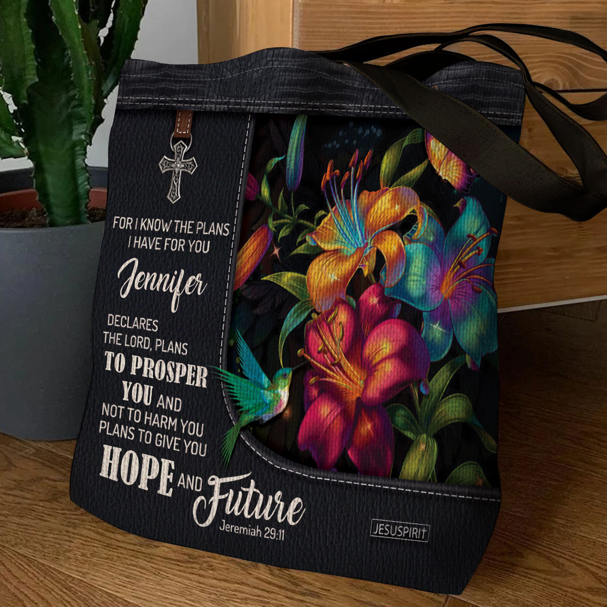 For I Know The Plans - Personalized Tote Bag GTTJS10139
