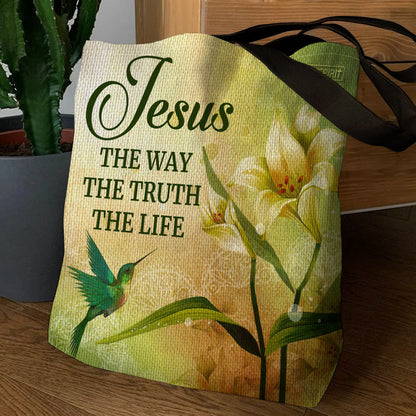 Jesus The Way The Truth The Life - Christian Tote Bag GTTJS10168