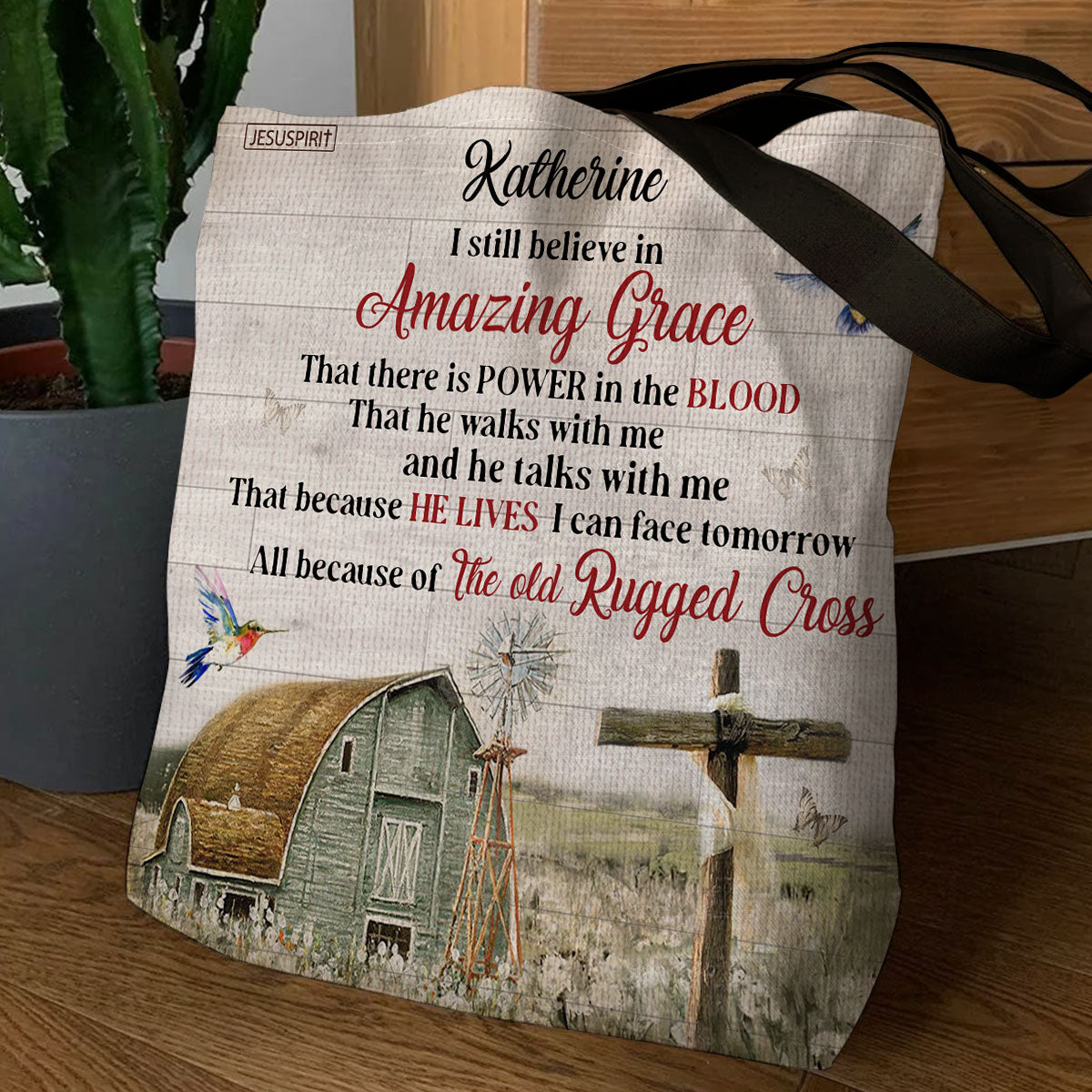 Inspirational Quote - Personalized Tote Bag GTTJS10103