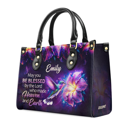 Be Blessed - Personalized Leather Handbag GMJSLB200025