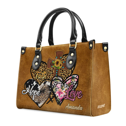 Faith in Action - Personalized Leather Handbag GMJSLB200032