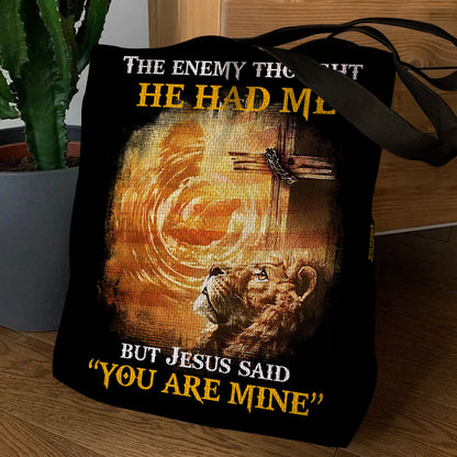 You Are Mine - Inspirational Tote Bag - Christian Gift for Loved One GTTJS10011