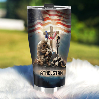 Veteran Gift - Personalized Stainless Steel Tumbler