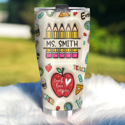 It's A Good Day To Teach - Personalized Stainless Steel Tumbler